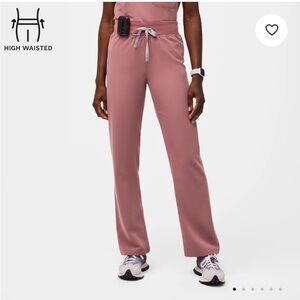 FIGS MAUVE LIVINGSTON SCRUB PANTS WOMENS XL